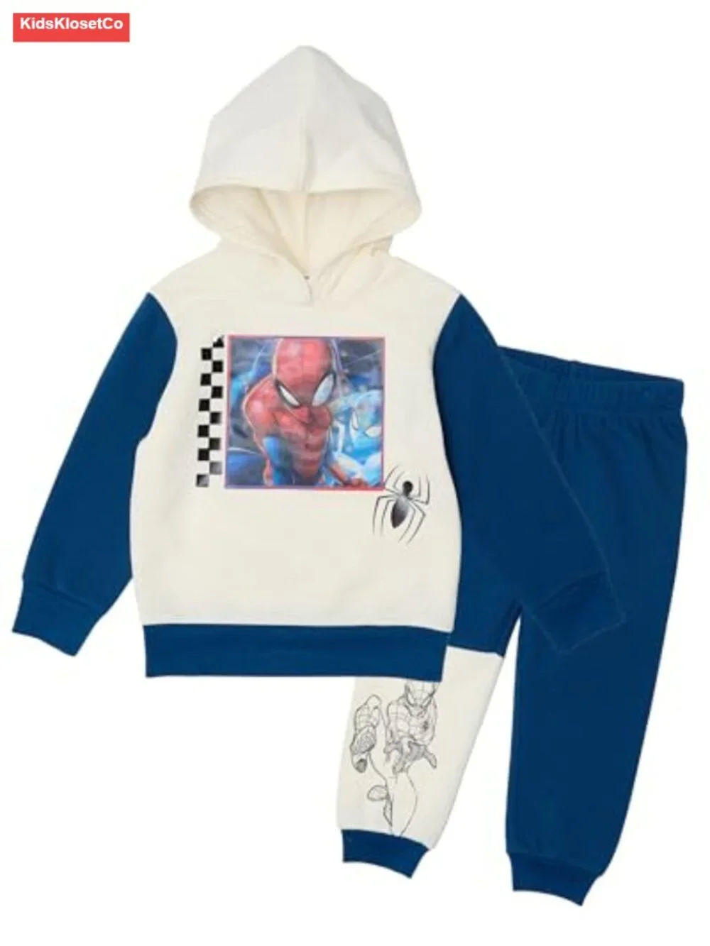Kids Spider-Man 2-Piece Lenticular Hoodie & Jogger Set